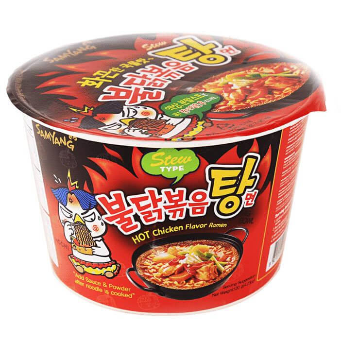 

Суп рамьон дуже гострий Бульдак зі смаком тушкованою курки в мисці Samyang 120г