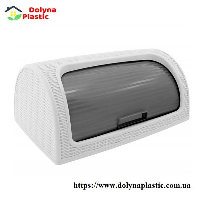 

Хлебница от ТМ "Dunya Plastic" серии "Ротанг" LUX Белый, Разные цвета