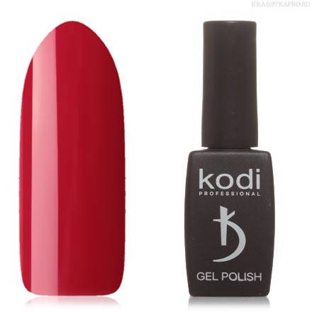 

Гель лак Kodi №90R,клубнично-красный