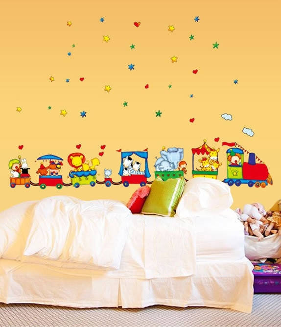 

Детская интерьерная наклейка Паровозик AY9065