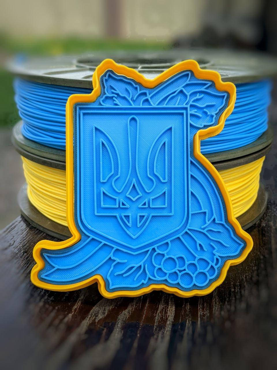 

Вирубка для пряників зі штампом "Герб з калиною" / Вырубка-формочка для пряников "Герб с калиной"