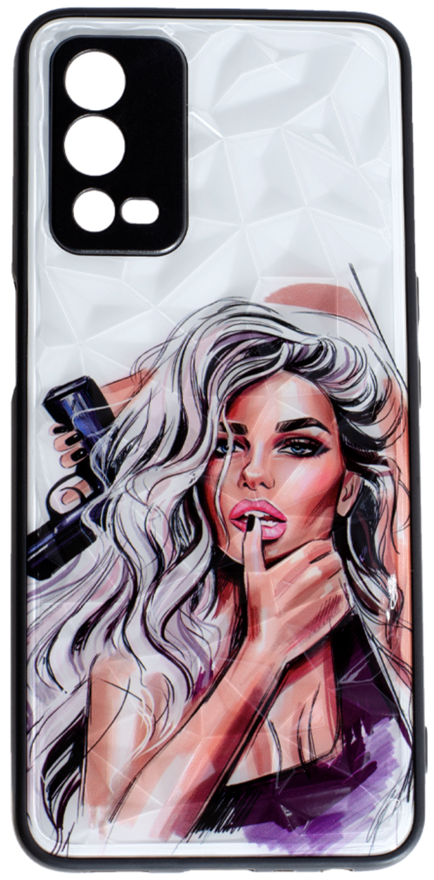 

Чехол накладка New Prisma для OPPO A55 (оппо а55) Purple