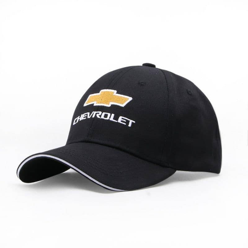 

Кепка, бейсболка "CAP COTTON" с логотипом автомобиля (CHEVROLET (черная NEW)), Черный
