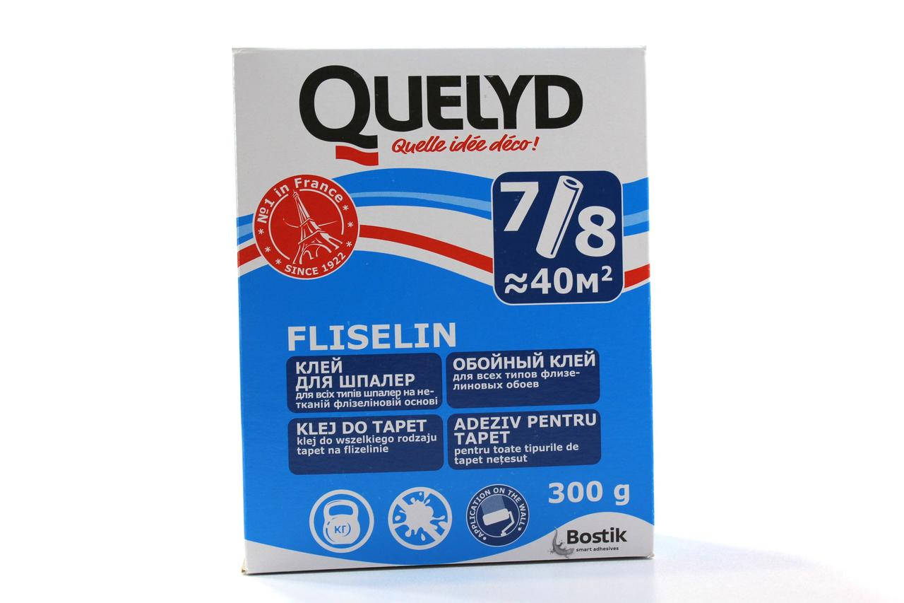 

Клей для шпалер Quelyd (Келід) Флізелін 300 г Франція