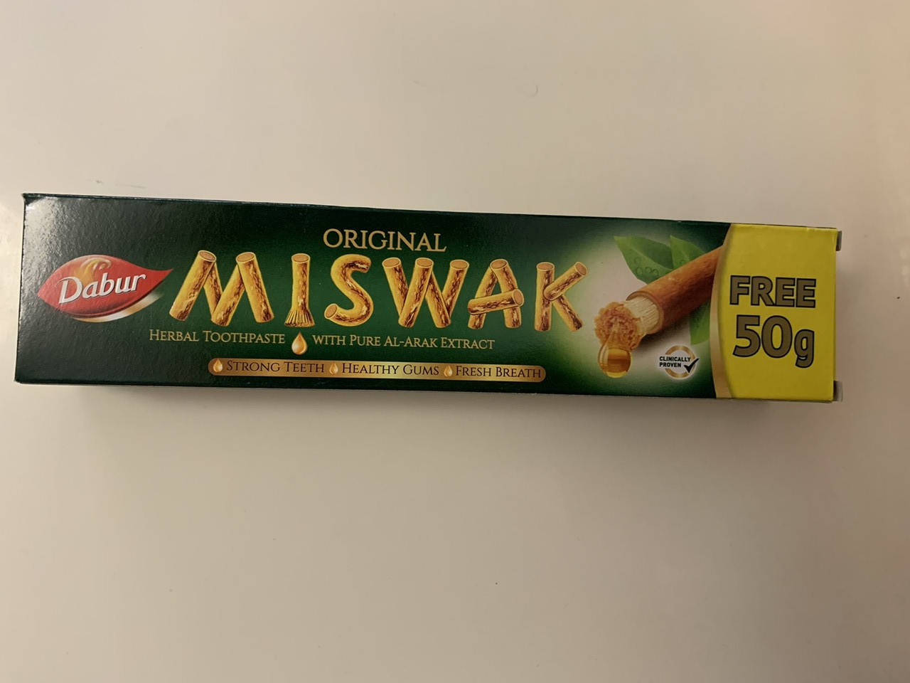

Зубная паста Мисвак Miswak Original. 170г. Производство: Египет
