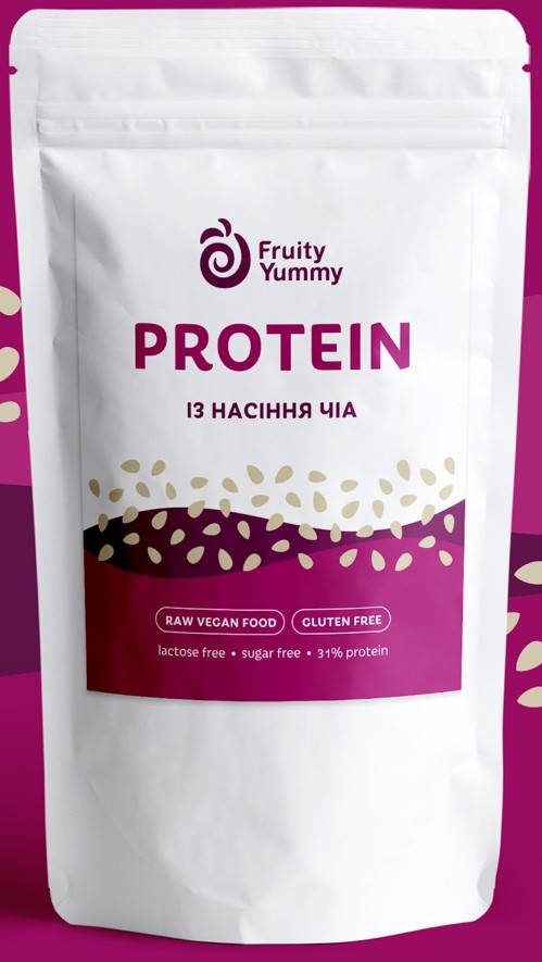 

Протеин растительный Семян чиа, 250 г Fruity Yummy
