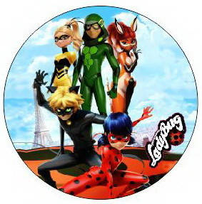 

Тарелки в стиле Леди Баг и Супер Кот (все герои) 10 шт. бумажные одноразовые 18см., Разные цвета