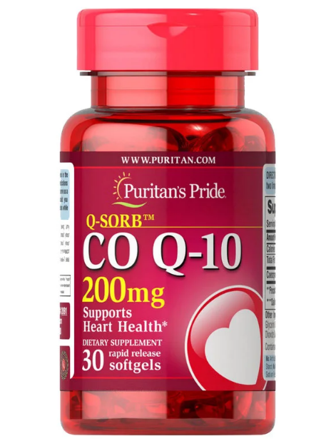 

Коензим Puritan's Pride CO Q-10 200 mg 30 softgels