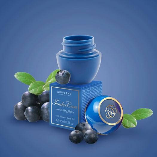 

Специальное смягчающее средство с маслом черники oriflame