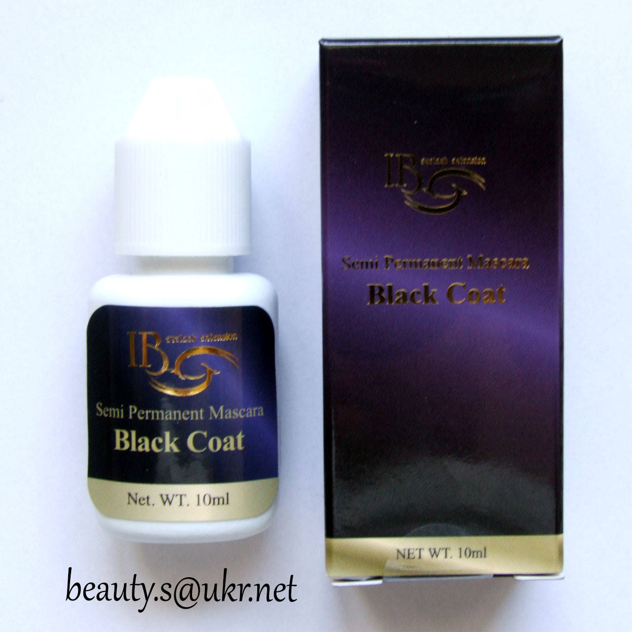

Полуперманентная тушь Black Coat, i-Beauty 10 мл, Черный