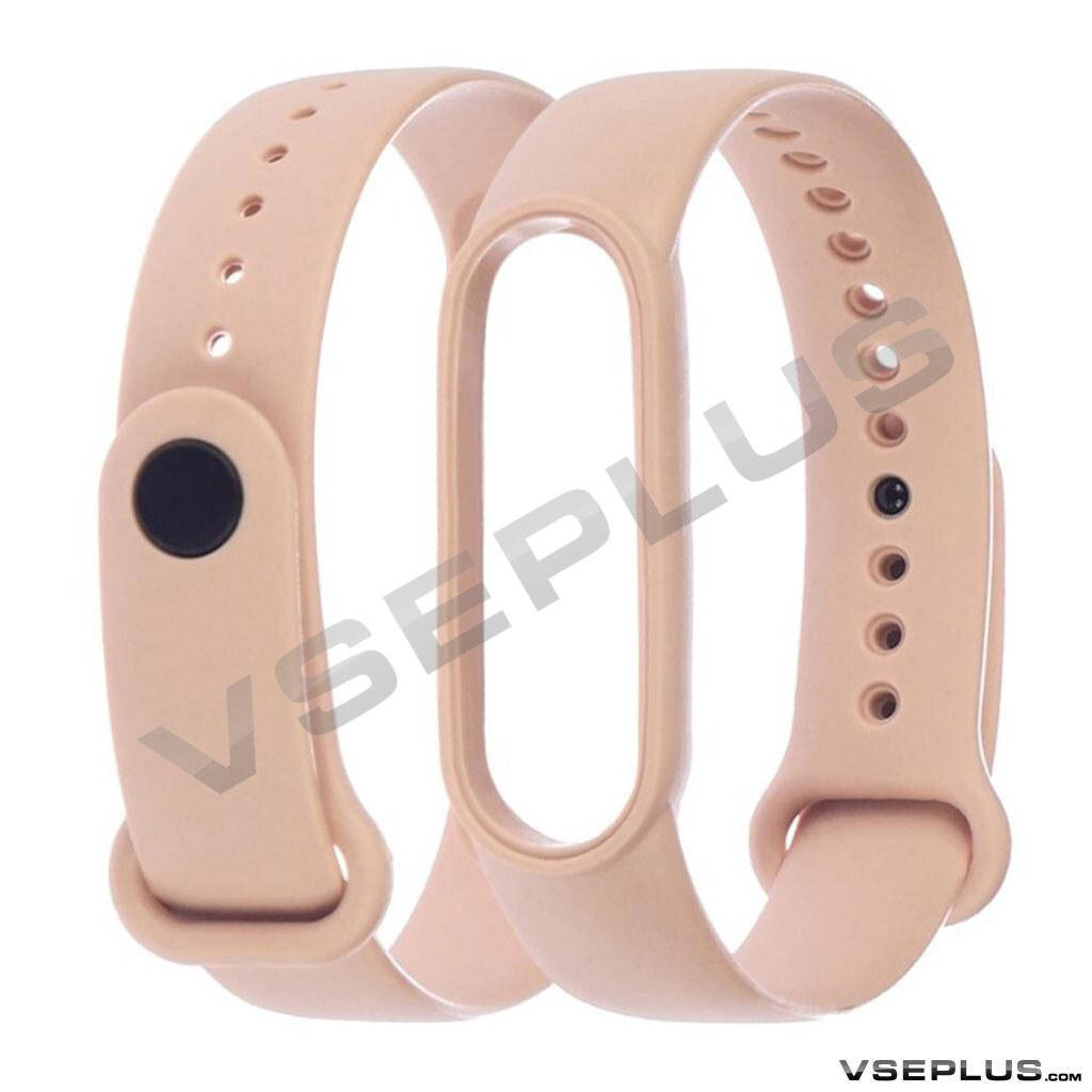 

Ремешок Xiaomi Mi Band 5, Silicone Band, бежевый