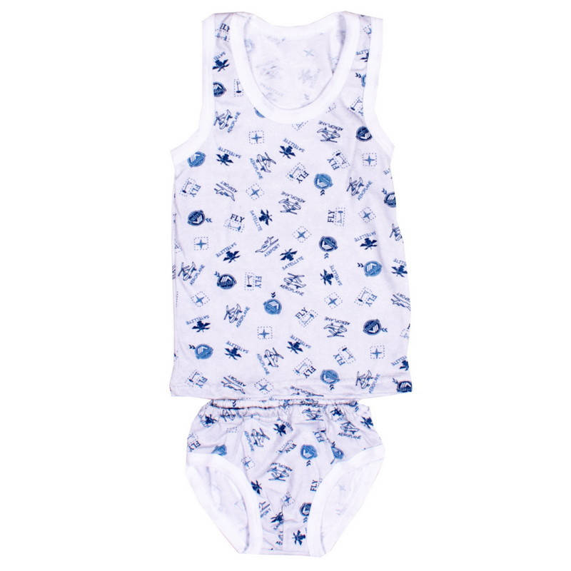 

Комплект майка с трусиками для мальчика, Разные цвета