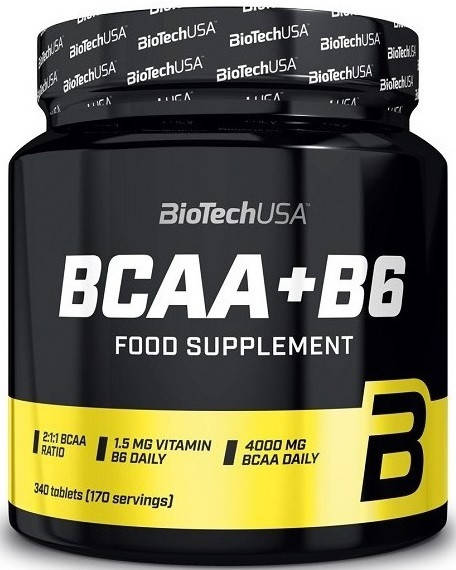 

Аминокислоты BioTech - BCAA+B6 (340 таблеток)