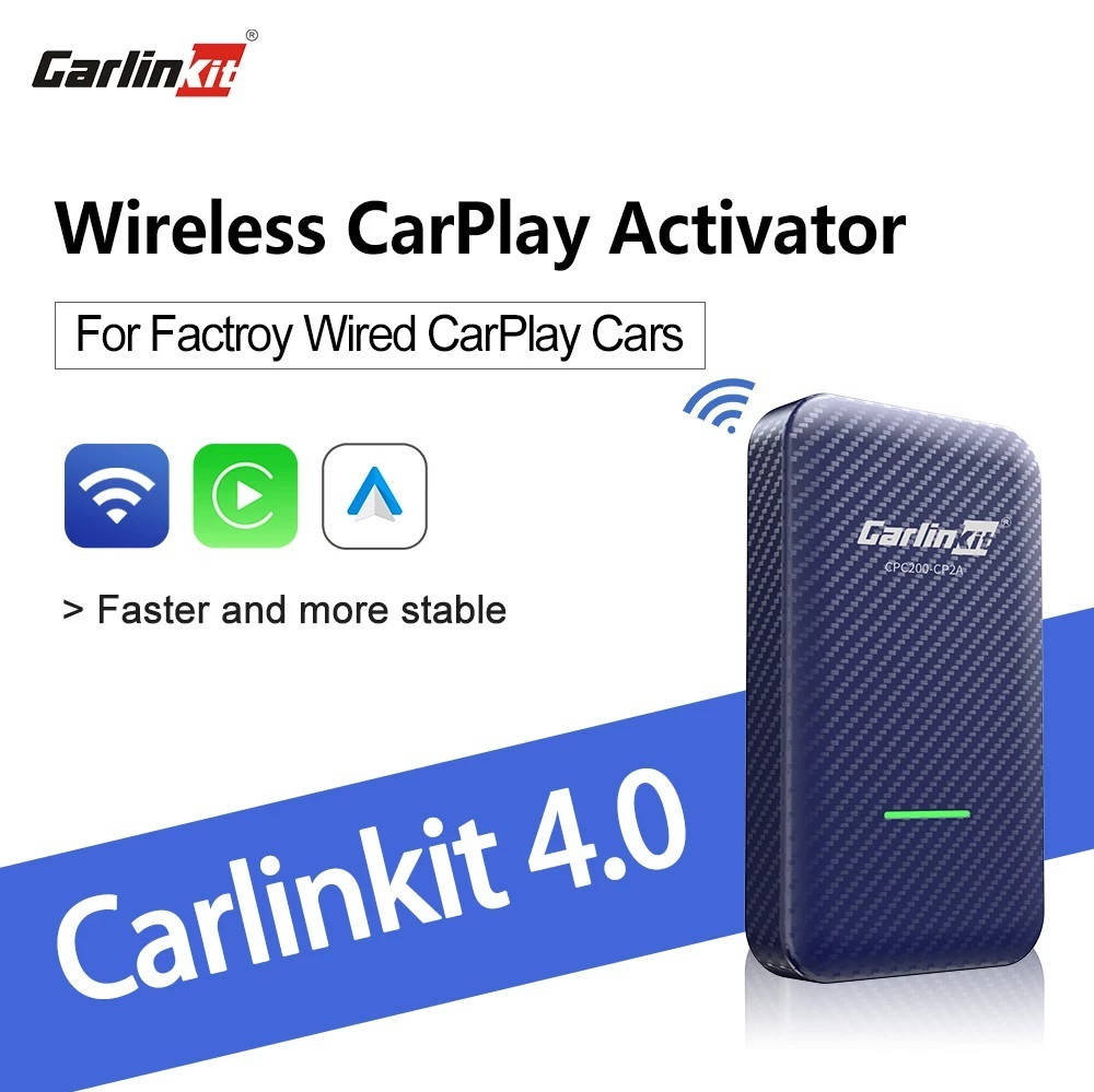 

CarlinKit 4.0 - адаптер для беспроводного Apple CarPlay / Android Auto
