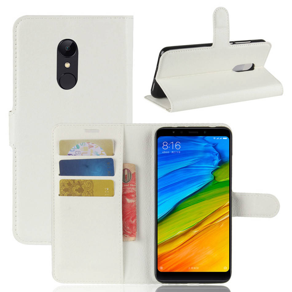 

Чехол IETP для Xiaomi Redmi 5 Plus 5.99" книжка кожа PU белый