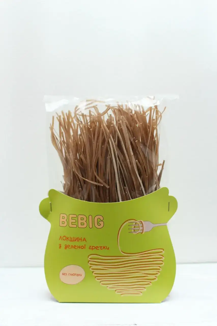

Лапша из зеленой гречки, 300 г