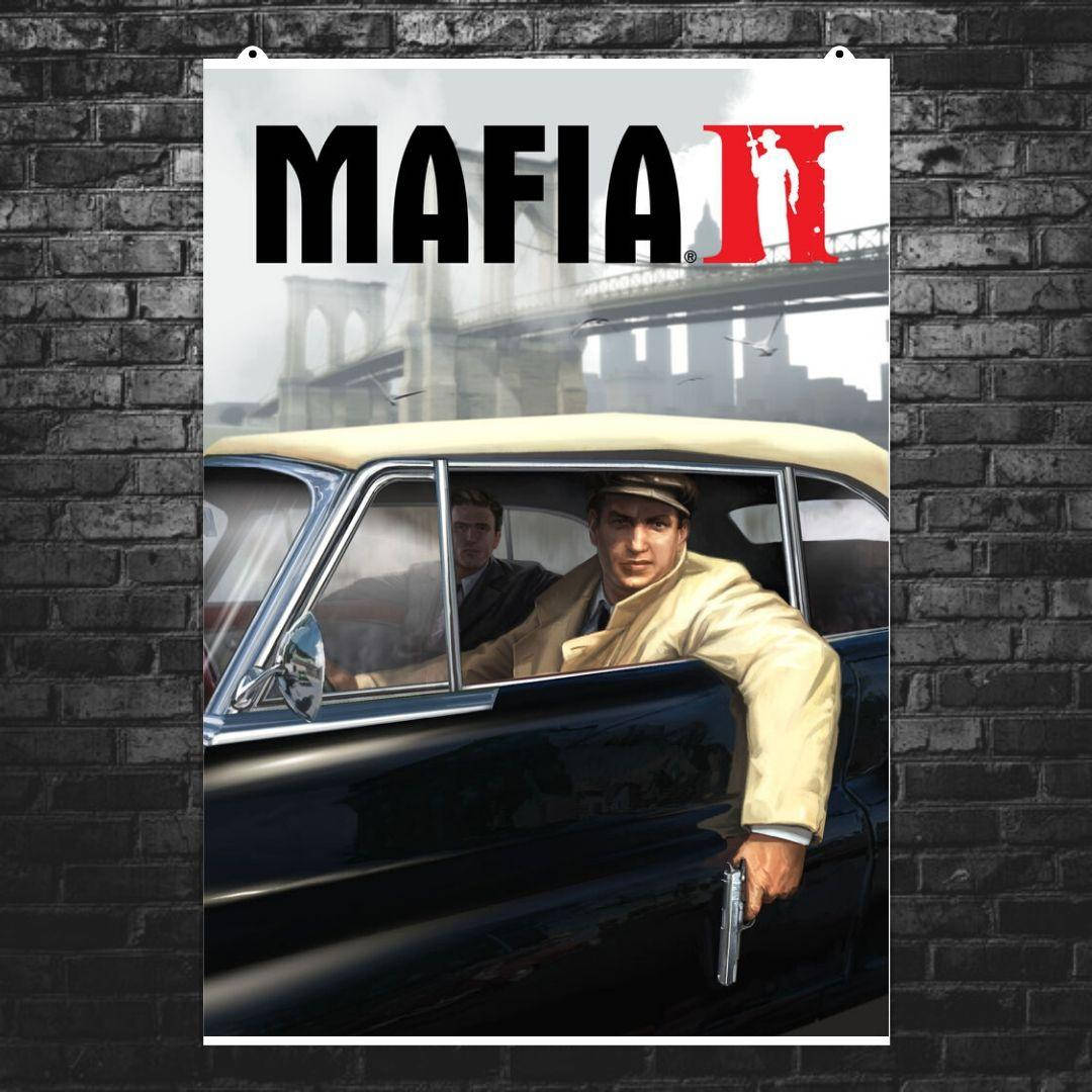 

Постер "Мафия 2. Двое в машине". Mafia II. Размер 42x30см (A3). Полуглянец