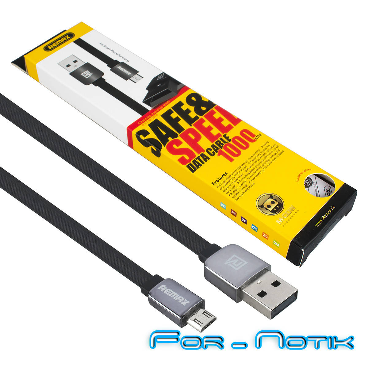 

Кабель REMAX Kingkong для microUSB , черный , 1м