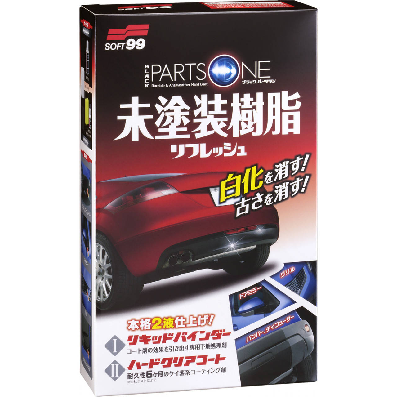 

Очистка и защита неокрашенного пластика SOFT99 Black Parts One 40/8мл 197184