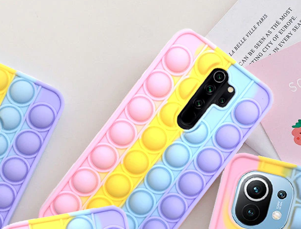 

Чехол антистрес Pop it case на Xiaomi Redmi Note 8 Pro