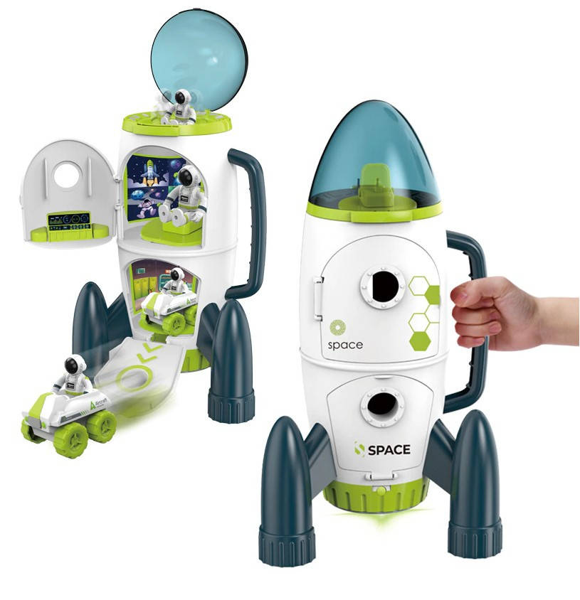

Игровой набор Космическая ракета SPACE EXPLORING машинка, космонавты, свет, звук