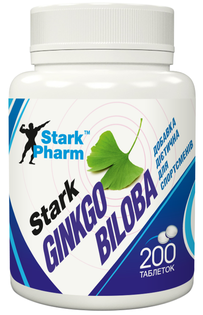 

Гинкго Билоба Stark Pharm - Ginkgo Biloba Extract 40 мг (200 таблеток)