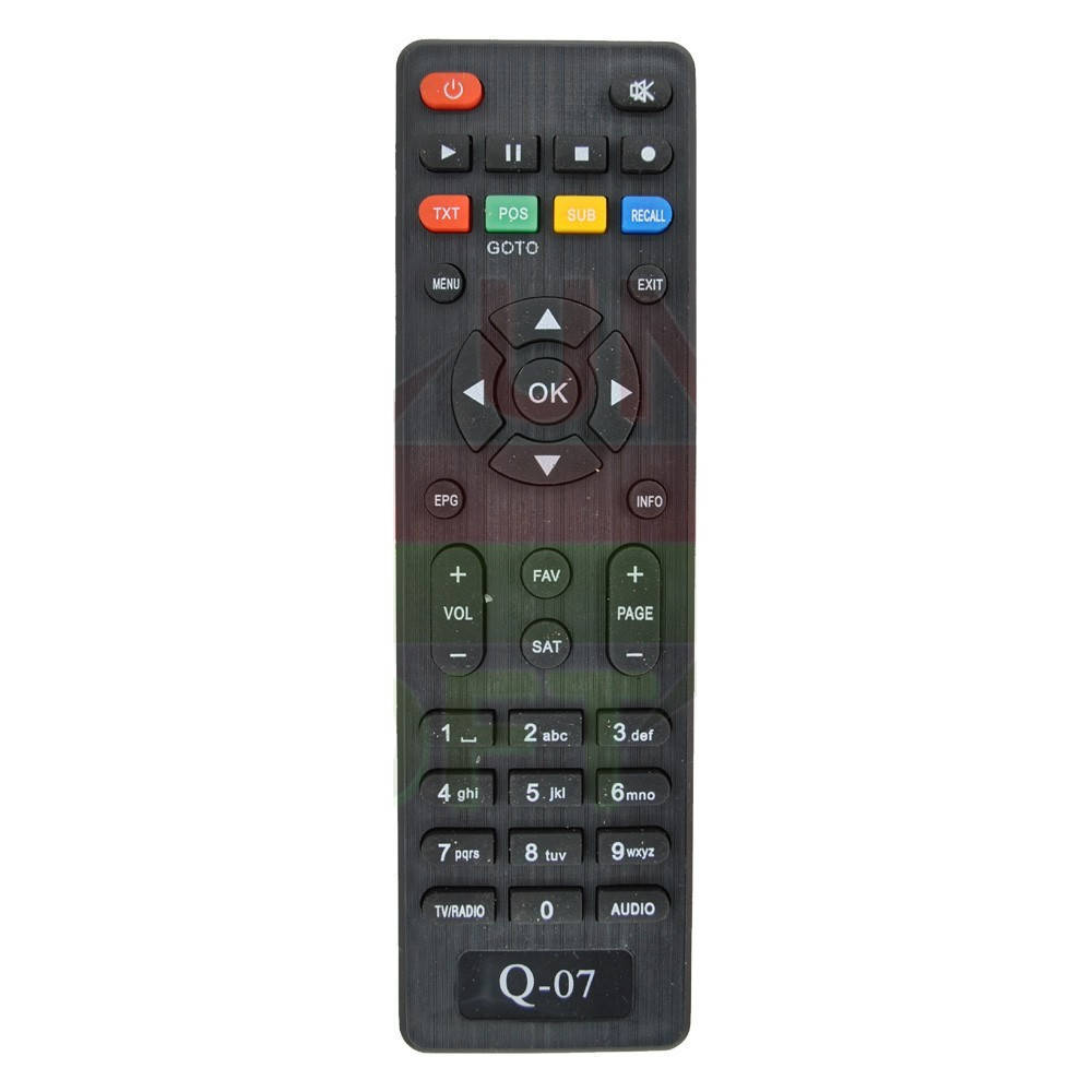

Пульт для тюнер Q-SAT Q-07 / Q-11 HD, Черный