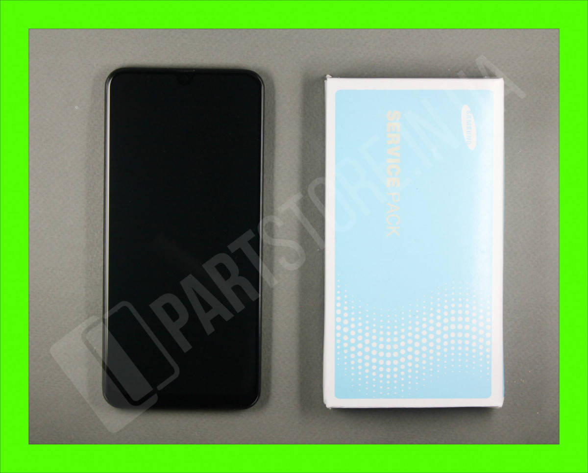 

Дисплей Samsung M307 Black M30s 2019 (GH82-21265A) сервисный оригинал в сборе с рамкой, Черный
