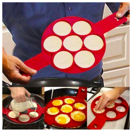 

Силиконовая форма для оладий, блинов, яиц