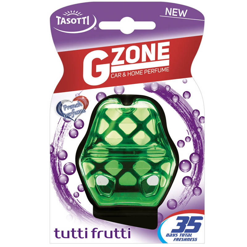 

Ароматизатор гелевый на дефлектор (обдув) Tasotti G-Zone Tutti Frutti (Тутти Фрутти) 10ml