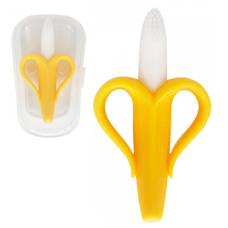 

Прорезыватель для зубов "Банан" 0400, в футляре, Желтый