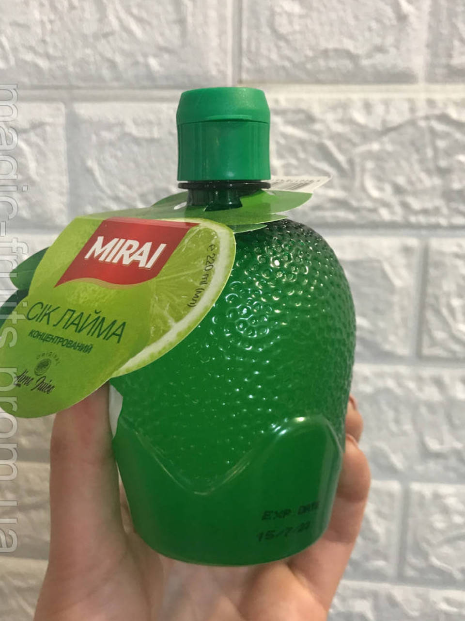 

Концентрированный сок лайма MIRAI, 220мл