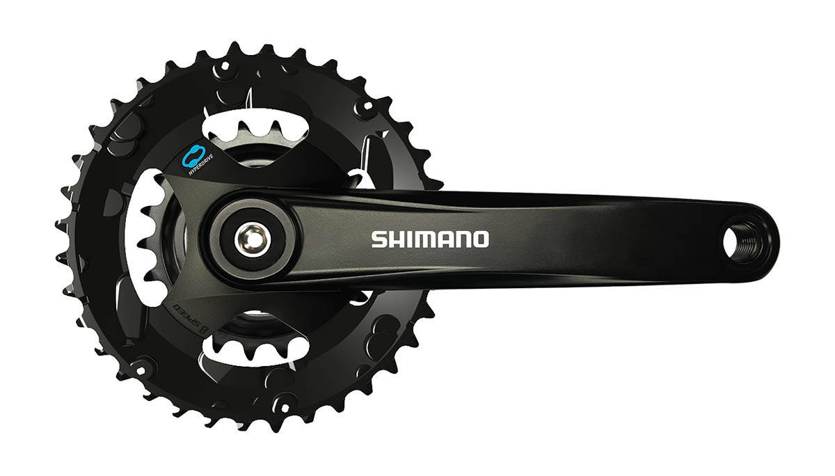 

Шатуни Shimano FC-M315-2 175мм 36x22 під квадрат без каретки
