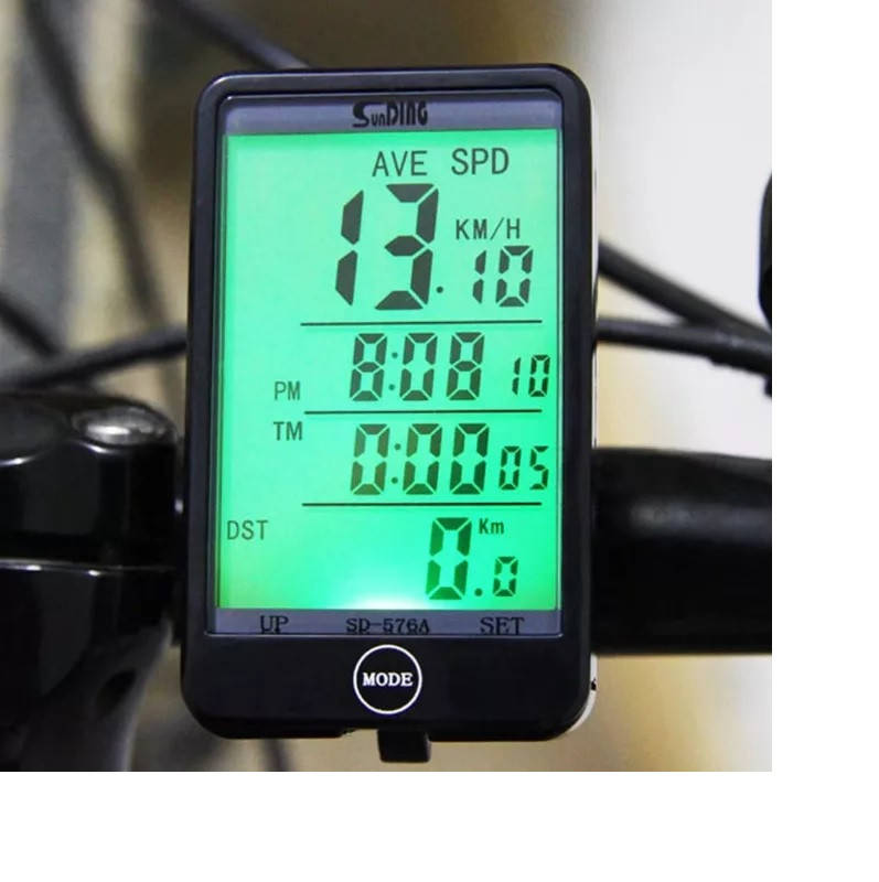 

Велокомпьютер проводной, спидометр, одометр, велосипедный компьютер SunDing SD-576A (ЧЕРНЫЙ)