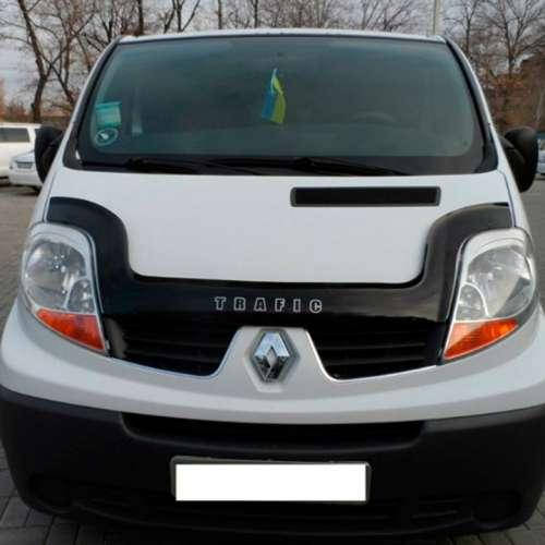 

Дефлектор капота мухобойка Рено Трафик 2 Renault Trafic II 01-14 ВТ