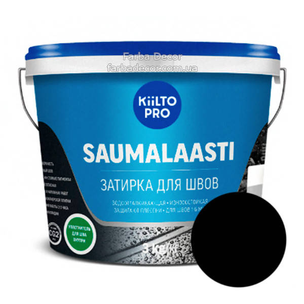

Затирка KIILTO Saumalaasti 50 (черная), 3 кг