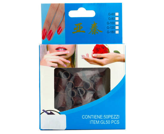 

Наждачный колпачок насадка для фрезера Global Fashion 180 грит 50 шт