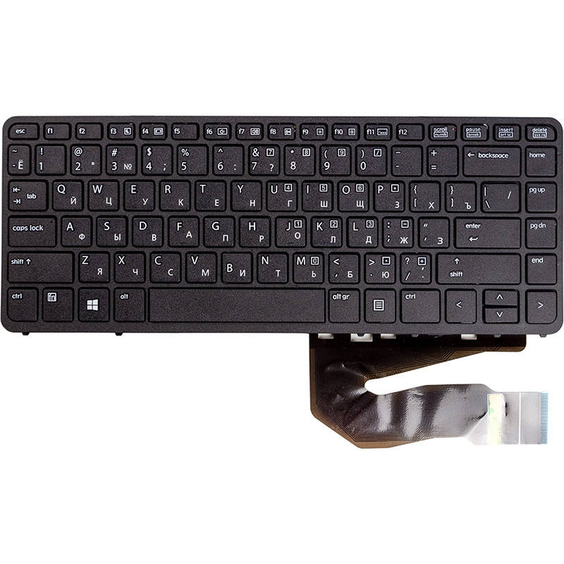 

Клавиатура для ноутбука HP EliteBook 840 G1, 850 G1 черный, черный фрейм