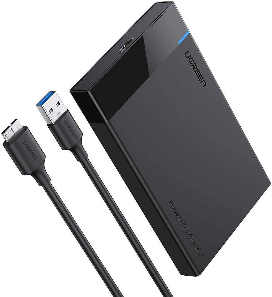 

Внешний корпус Ugreen карман для жесткого диска 2.5" USB 3.0 to SATA HDD SDD (30848)