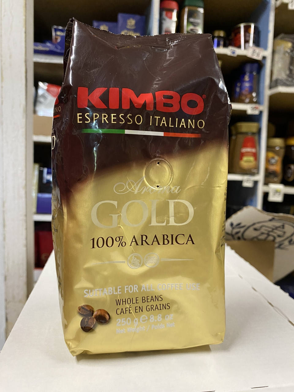 

Кава в зернах Kimbo Aroma Gold 100% Arabica 250 гр