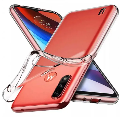 

Ультратонкий 0,3 мм чехол для Motorola E7 Power (на мото е7 повер) прозрачный