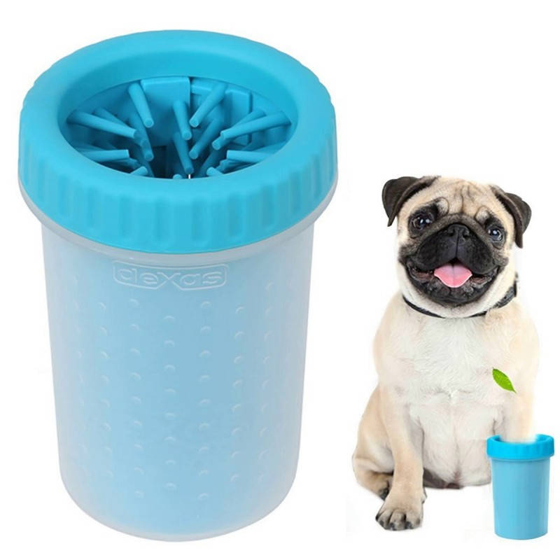 

Стакан для мытья лап собакам и кошкам, лапомойка Soft pet foot cleaner
