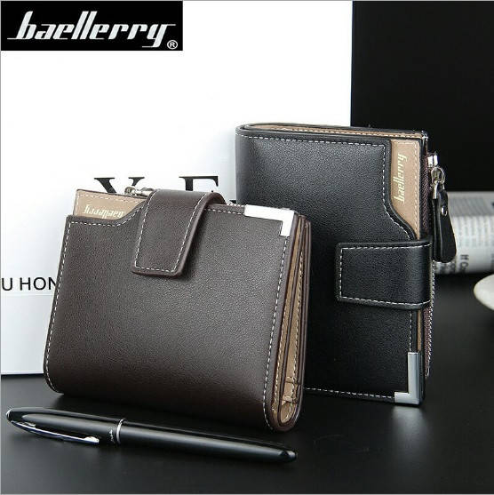 

Мужской кошелек Baellerry Business Mini темно-коричневий
