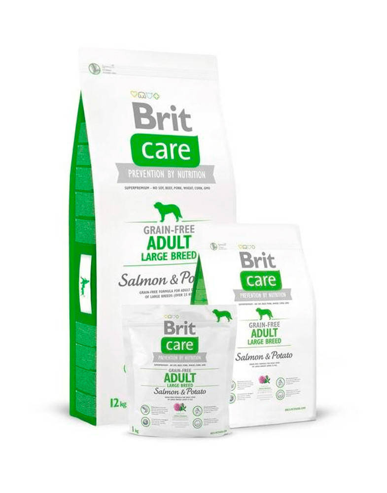 

Brit Care Grain-free Adult Large Breed Salmon & Potato 12 кг