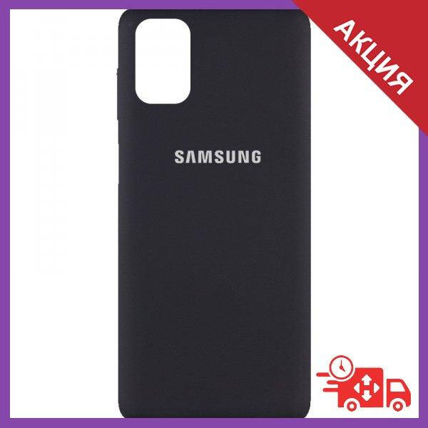 

Оригинальный Silicone Cover чехол на Samsung Galaxy M51 / Самсунг Гелекси М51, Черный