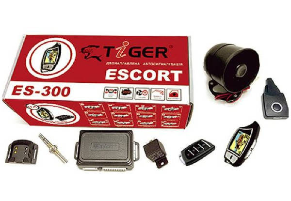 

Двухсторонняя автосигнализация Tiger Escort ES-300 с сиреной