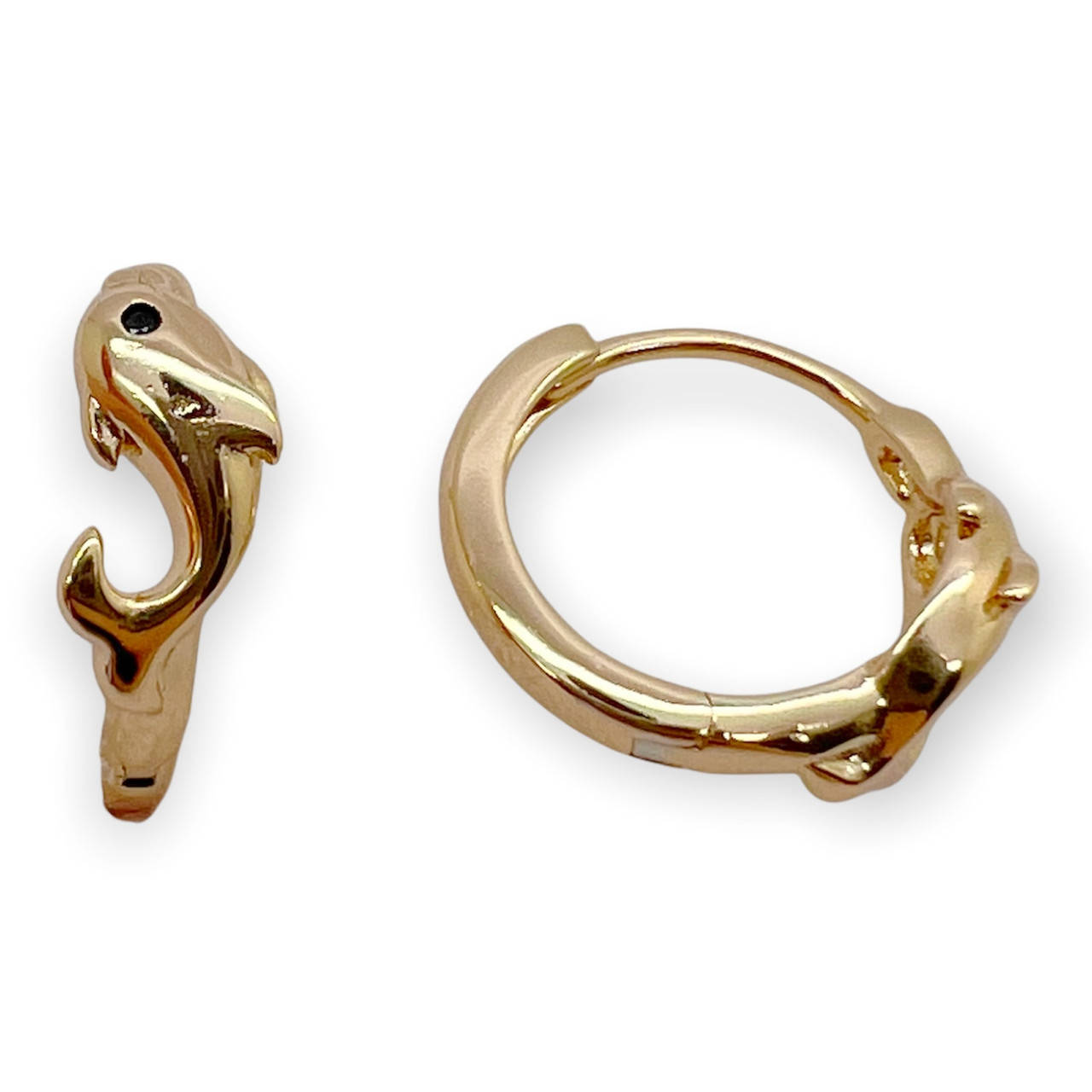 

Детские серьги дельфин xp. 18k