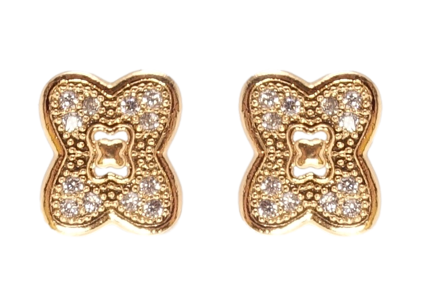 

Серьги Xuping Позолота 18K гвоздики (пусеты) "Фигурные"