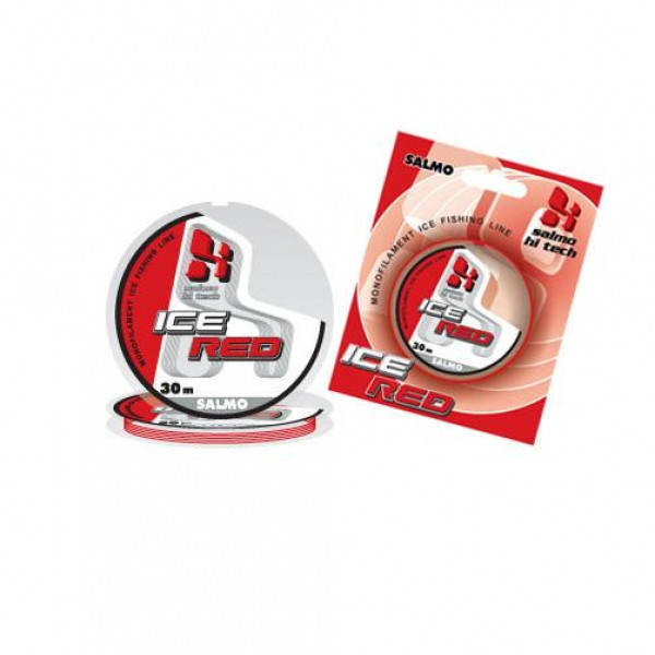 

Леска моно зимняя SALMO HI-TECH ICE RED 30м 4941-017, Красный