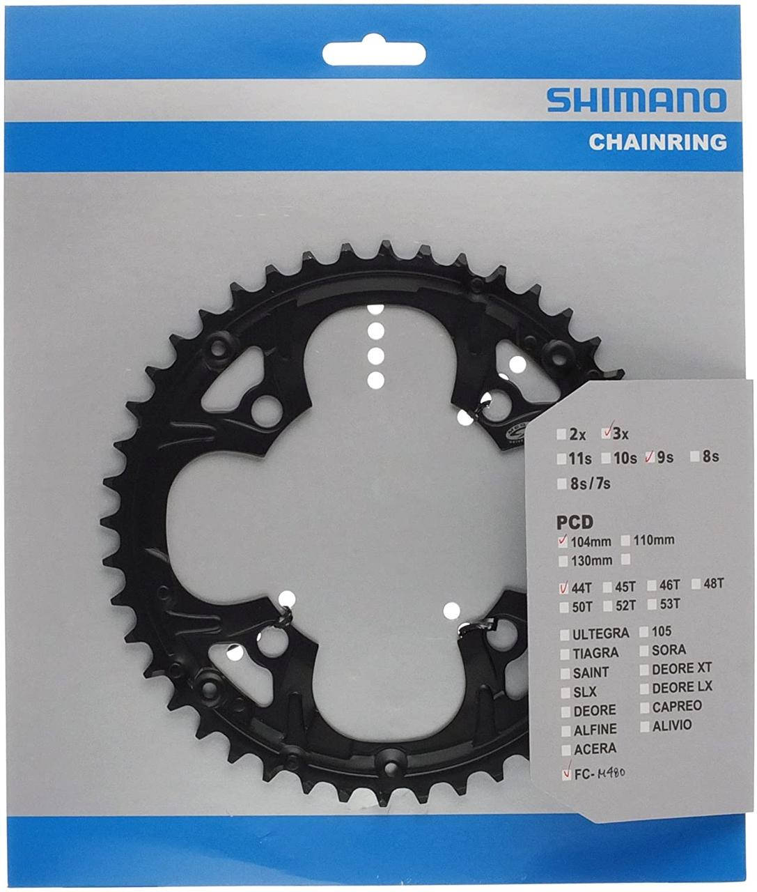 

Зірка шатунів Shimano Deore FC-M480 44T сталь